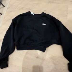 ALO Yoga accolade cropped crewneck